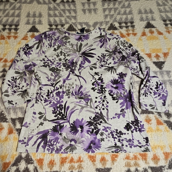 KS Karen Scott Sport Sweater Ensemble with matching pants and blouse Sz L - Picture 6 of 14